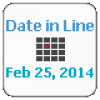 Date in Line